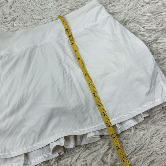 Lululemon Pace Setter Skirt White - Picture 2 of 6